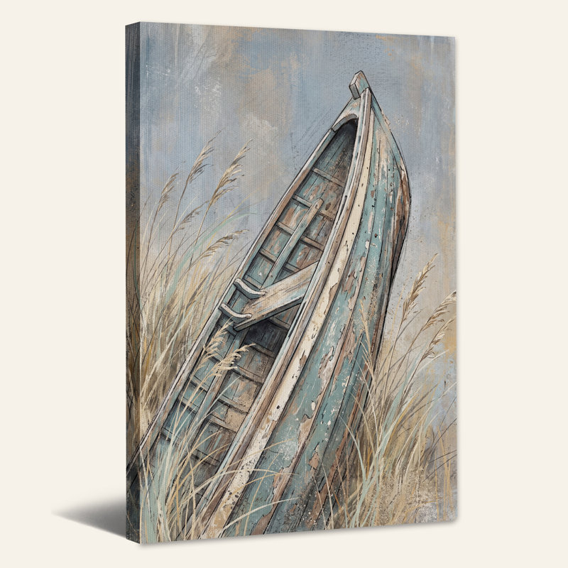 Art mural sur toile en bois patiné, H 18 po x l 12 po
