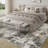 Elroy Modern Abstract Machine Washable Area Rug with Non-Slip Backing-1740955146