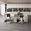 Système de banc de travail modulaire multi-hauteur pour 4 personnes avec rangement et prises Okeysen-128929851