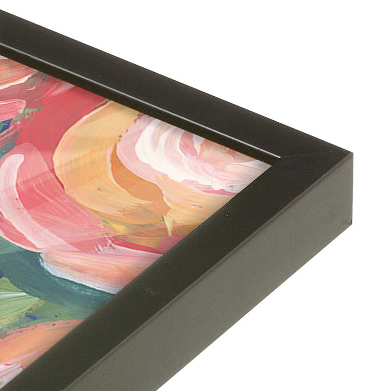 Mediterranean Blooms I By Yvette St. Amant Canvas Art Print, H 40 po x l 30 po, Noir