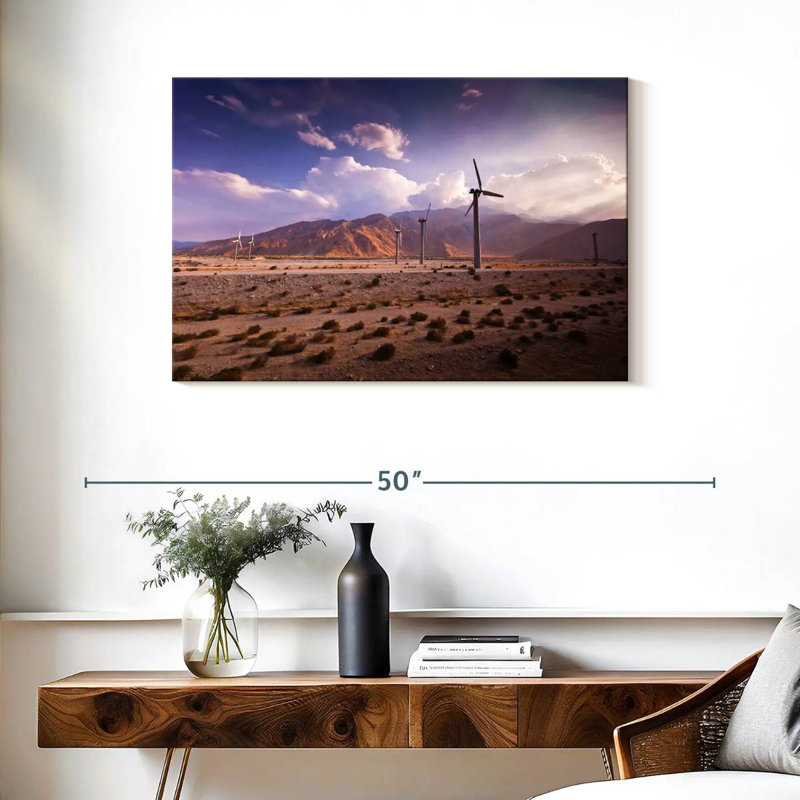 Lilie California Windmills, 24" H x 36" W