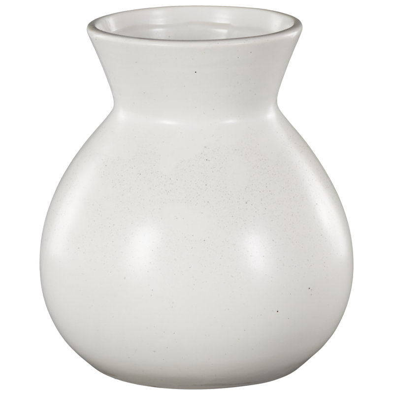 Vase décoratif en céramique Sire, Blanc