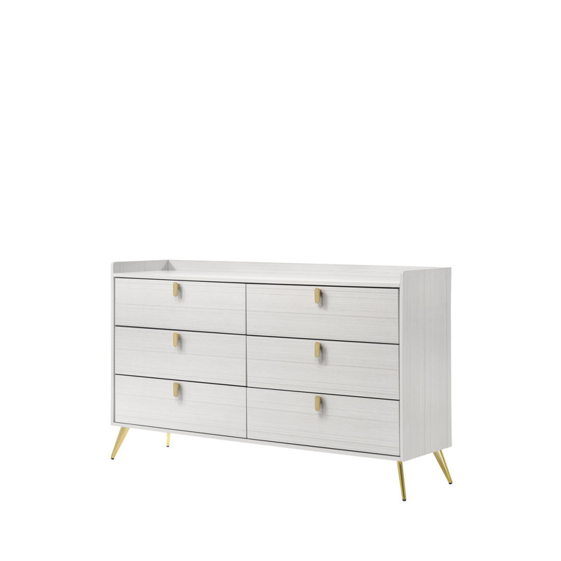 Commode double à 6 tiroirs Kibler