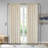 Room Darkening Metallic Printed Poly Velvet Rod Pocket/Back Tab Window Panel Pair, Enhancing Privacy And Style With Plush Texture-428797339-428797316