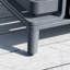 Table basse en aluminium Hudson