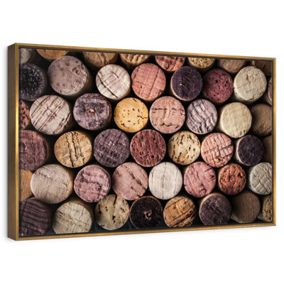 Collection de bouchons de vin