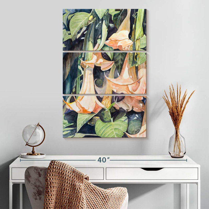 Harnek Angel Trumpets, 32" H x 20" W