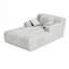67'' Cloud Corduroy Chaise Lounge Chair With Pillows, Modern Sleeper Sofa Bed With Deep Seat-1418791862