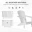 Chaise Adirondack Outsunny avec porte-gobelet (sans la table)