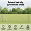 Hexagon Fence Galvanised Steel-548136293