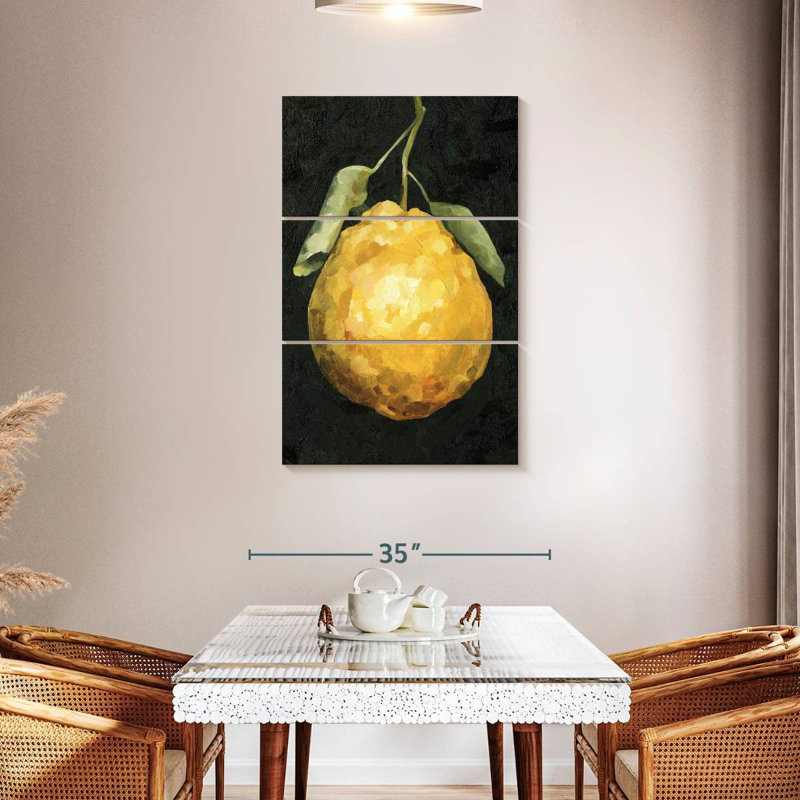 Citron foncé II, H 32 po x l 20 po