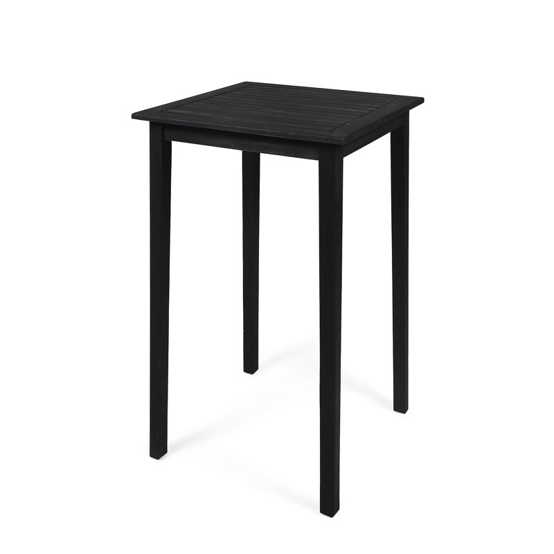 Table en bois pour l'extérieur - gris foncé, moderne dans un style minimaliste gris