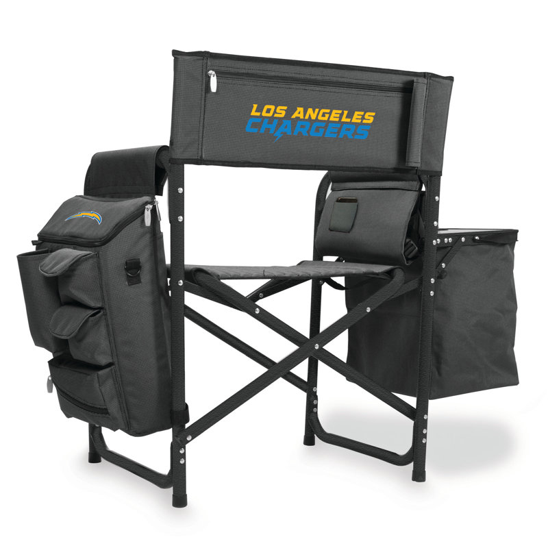 NFL Fusion Camping Chair, Black, Los Angeles Chargers