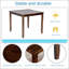 Table carrée en bois-1833012463