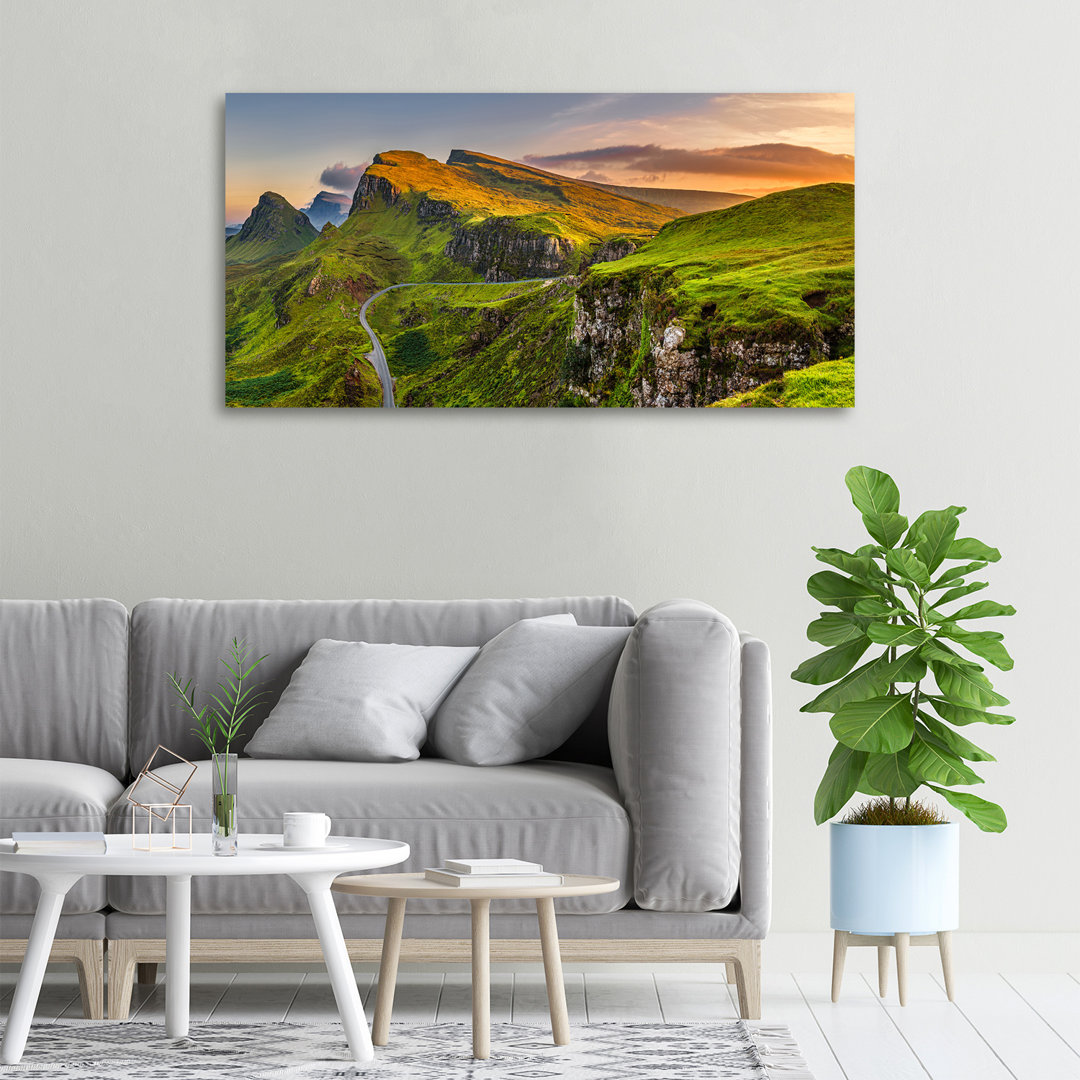 Hills of Scotland - Wrapped Canvas Kunstdrucke