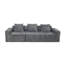 Canapé modulaire convertible 3 places Modern