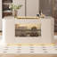 Armoire de rangement pour bijoux 31,5 po blanc mat