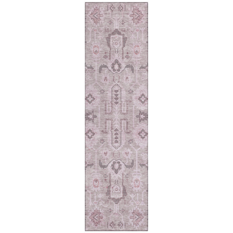 Killingly Washable Oriental Indoor / Outdoor Rug, Rectangle 2'6" x 3'10"