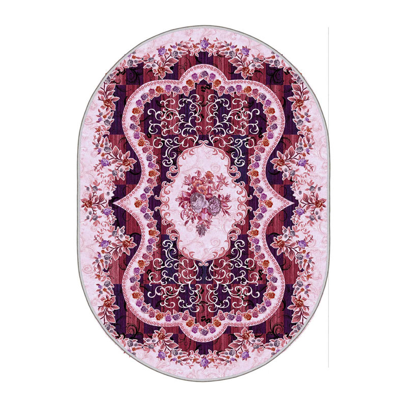 Premium Hall Carpet, 2.6 x 6.6 Feet, 100% Polyester, 650 g/m² | Antibacterial, Non-Slip Underside, 0.3 in Pile Height | Machine Washable, 3D Digital Printing | Durable & Stylish for Any Entryway or Living Room