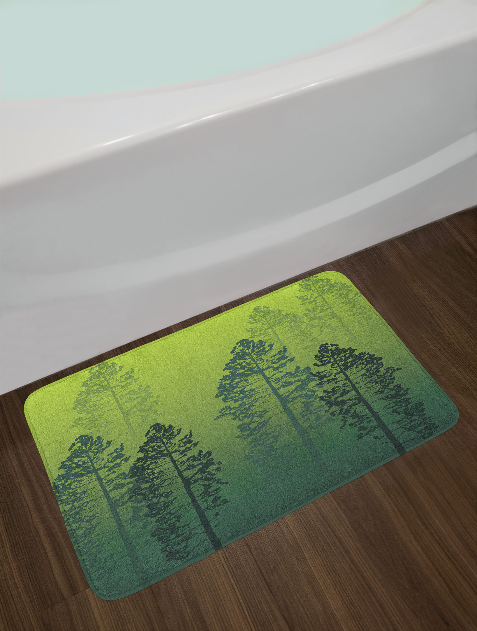 Bungalow Rose Memory Foam Bath Mat with Non-Slip Backing