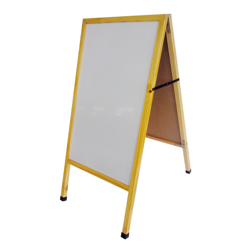 A Frame Double Sided White Menu Board Dry Eraser 19X37X28”10235 White