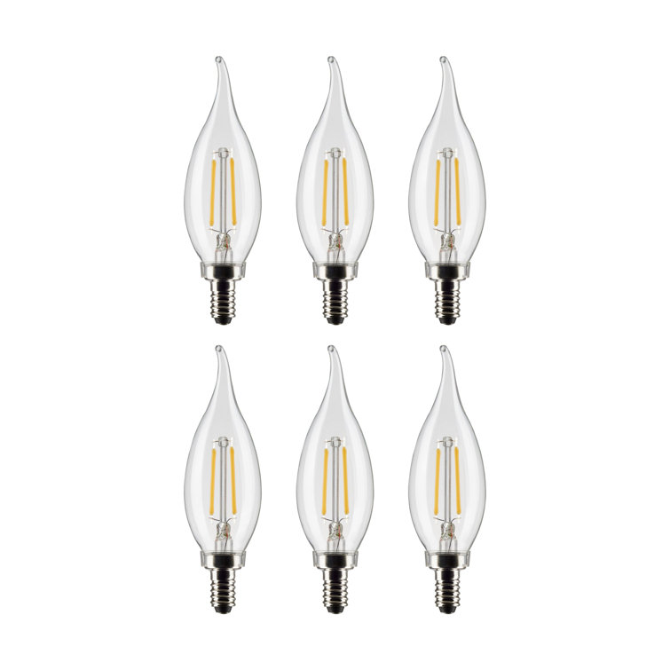 25 Watt Equivalent CA10 E12/Candelabra Dimmable 2700K LED Bulb