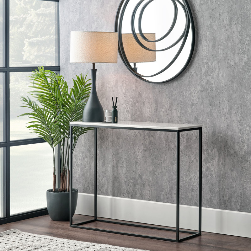 Sulav 100cm Marble Top Console Table
