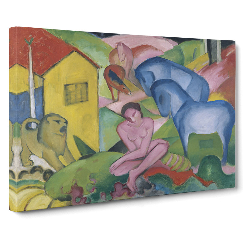 The Dream by Franz Marc - Wrapped Canvas, 40cm H x 60cm W x 3cm D