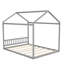 Queen Size Wooden House Bed With Headboard