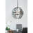 4 - Light Galvanized Chandelier, Hanging Light Fixture With Adjustable Chain For Kitchen Dining Room Foyer Entryway, Bulb Not Included