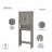 Edion Single Bathroom Vanity with Ceramic Top-114203579