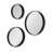 Travis Modern Round Wall Mirror Set-2014903325