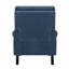 Fauteuil d'appoint Rickon style campagne française, avec accoudoirs arrondis et coussin lombaire, idéal pour le salon, la chambre ou le bureau à domicile.-129513833
