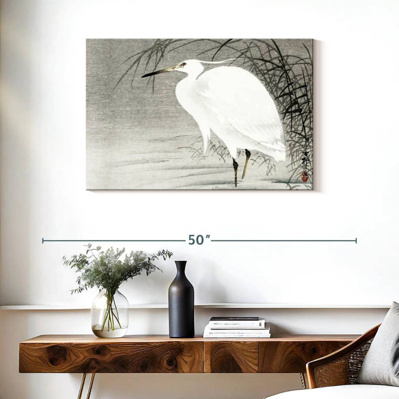 Petite aigrette, H 24 po x l 36 po