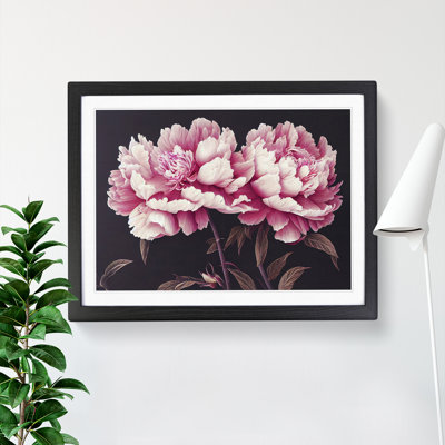 Enchanting Peony Flowers - Single Picture Frame Print