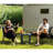 All Weather Poly Adirondack Side Table Patio End Table Weatherproof & Durable-451755689