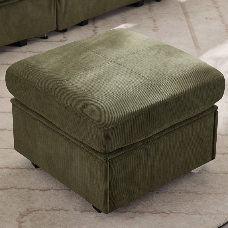 82.6 " Corduroy Sofa, Green