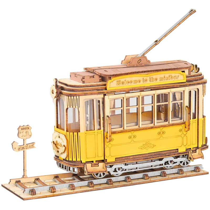 DIY 3D Puzzle - Tramcar - 145pcs