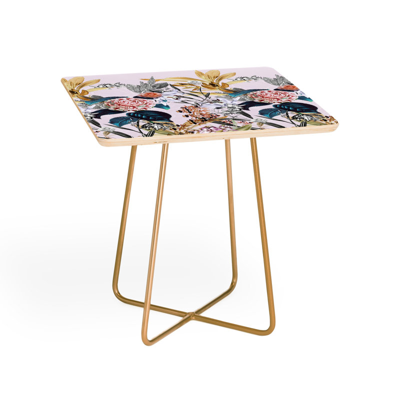 Table de bout à pieds croisés