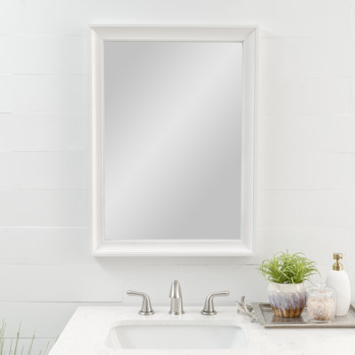 Anaheim Solid Wood Flat Wall Mirror