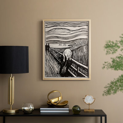 Reproduction encadrée rétro Vintage XXVII - bois massif