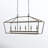 Hertford 6-Light Steel Dimmable Linear Chandelier -2057452404