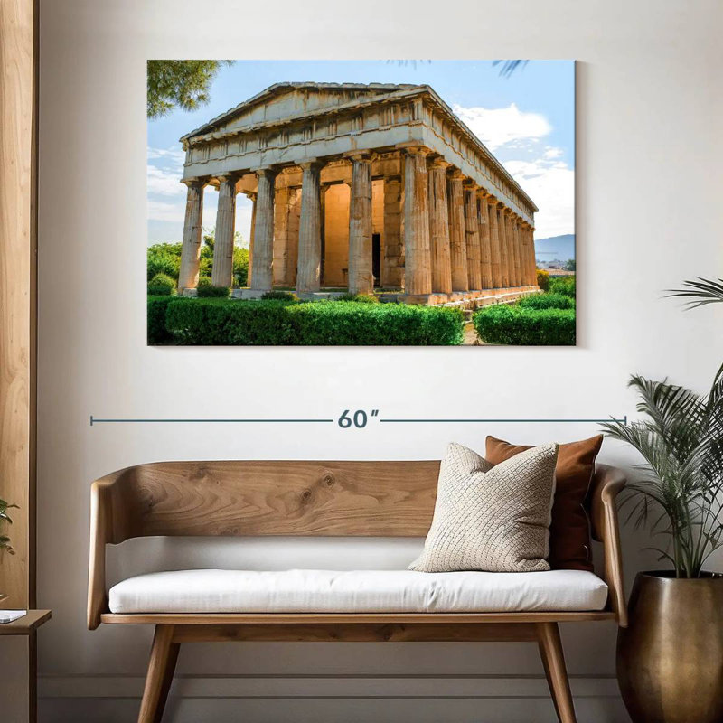 Temple Of Hephaestus, 32" H x 48" W