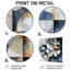 Coastal Transitional Form Of Shapes I - Art mural moderne en métal, impression moderne sur métal-1988509768