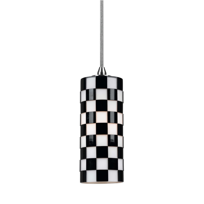 Luminaire suspendu cylindrique à 1 lumière Bethanya