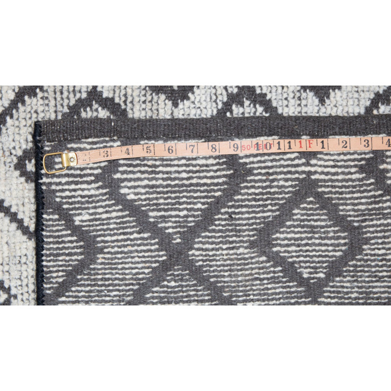 Hand Knotted Chevron Area Rug