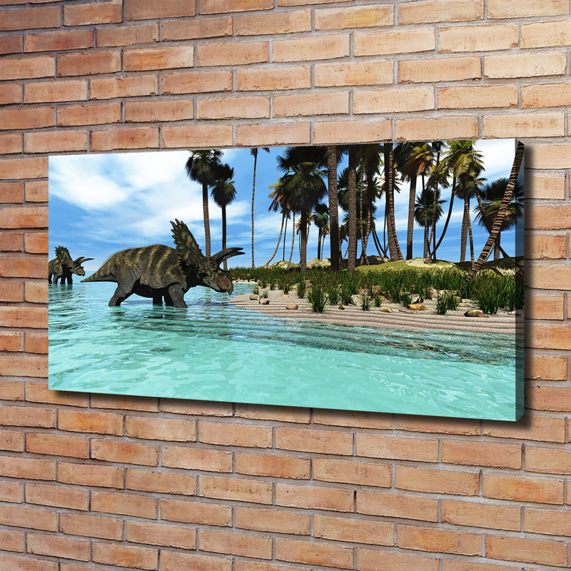 Dinosaurs - Wrapped Canvas Print