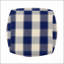 Pouf carré à carreaux, repose-pieds polyvalent et coussin de sol Connor