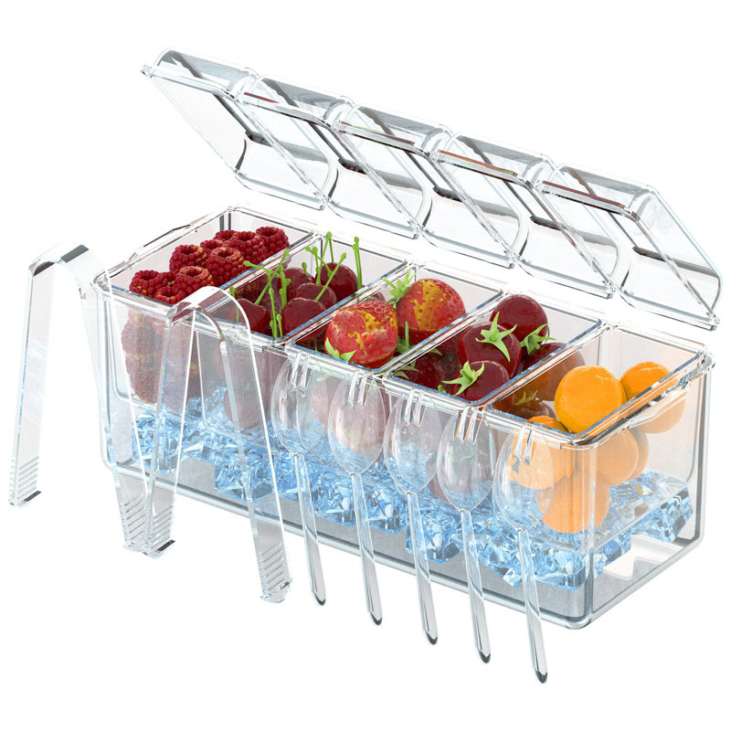 Plateau de service refroidi par glace