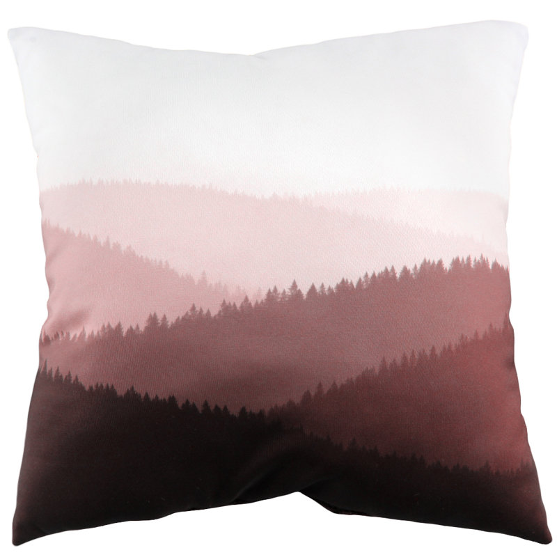 Reversible Throw Pillow, Red